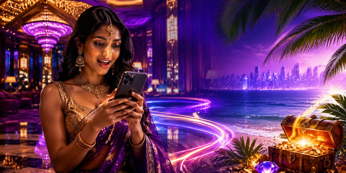 Mobile casino gaming on the beach in India