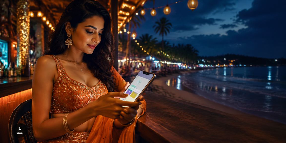 Mobile payment usage on Indian beaches for hassle-free gaming